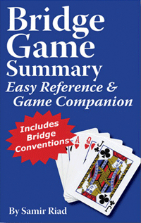 Bridge Game Summary Quick Reference Book